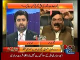 Abid Sher Ali called Sheikh Rasheed 'Manhoos' -- Listen to Sheikh Rasheed's reply