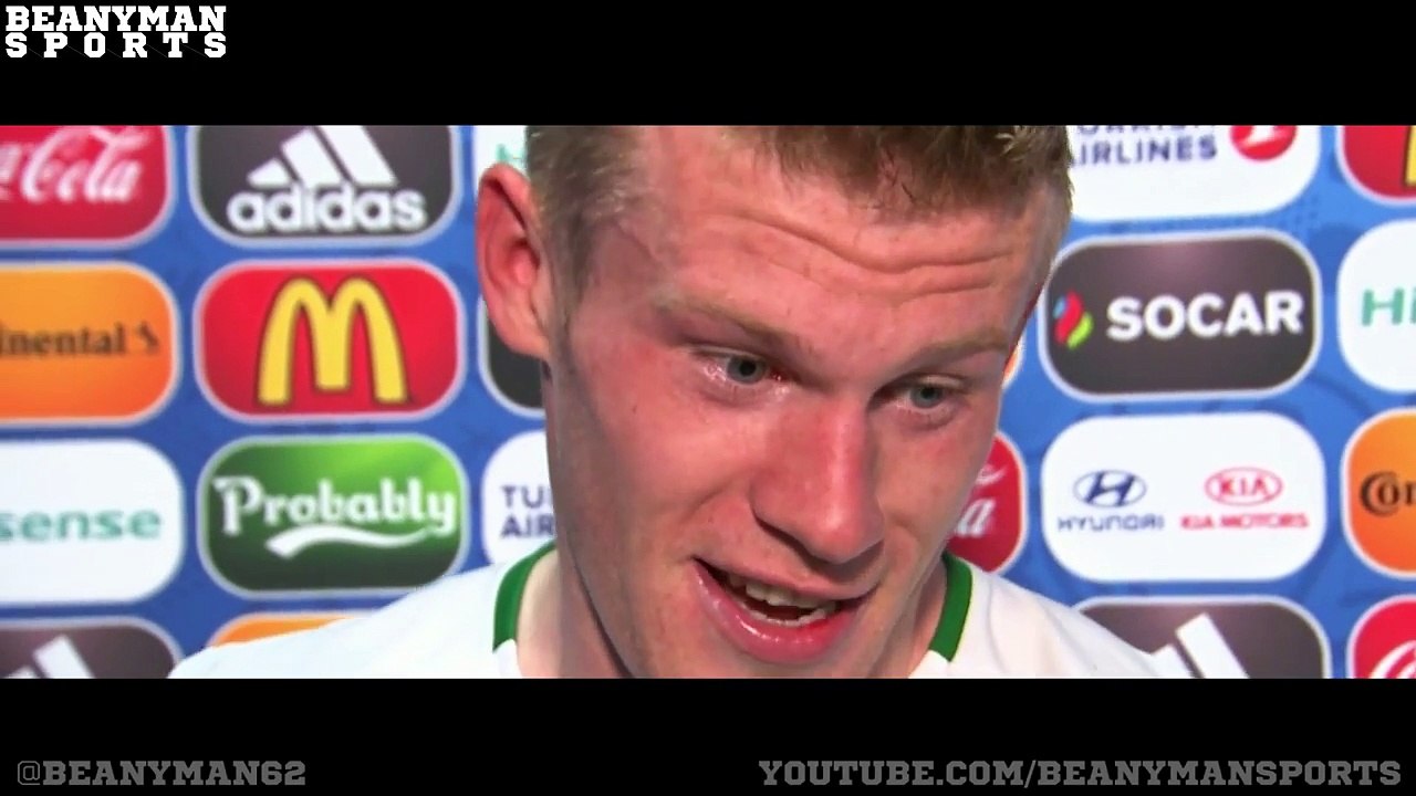 Italy 0-1 Republic Of Ireland - James McClean Post Match Interview - Euro 2016