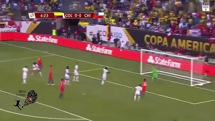 ملخص مباراة كولومبيا وتشيلي 0-2 تعليق علي محمد علي - كوبا امريكا 2016 [23-6-2016] HD
