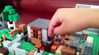 Fist video!lego minecraft update 1
