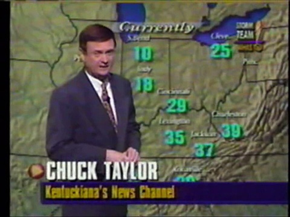WHAS-TV 1996: 1/29/96 Chuck Taylor weather