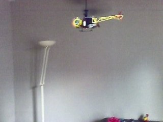 Walkera 5#6 (kind of) flying (and crashing)