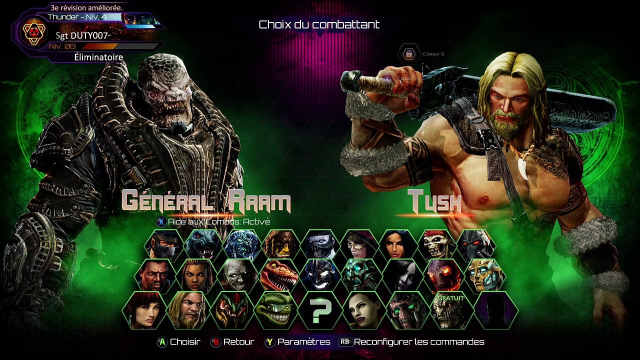 killer instinct season 3 Général Raam