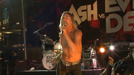 Iggy Pop Rocks Out At 'Ash VS Evil Dead' Premiere