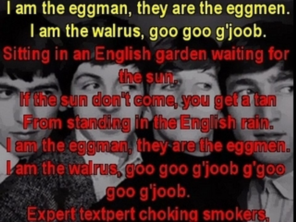I Am The Walrus