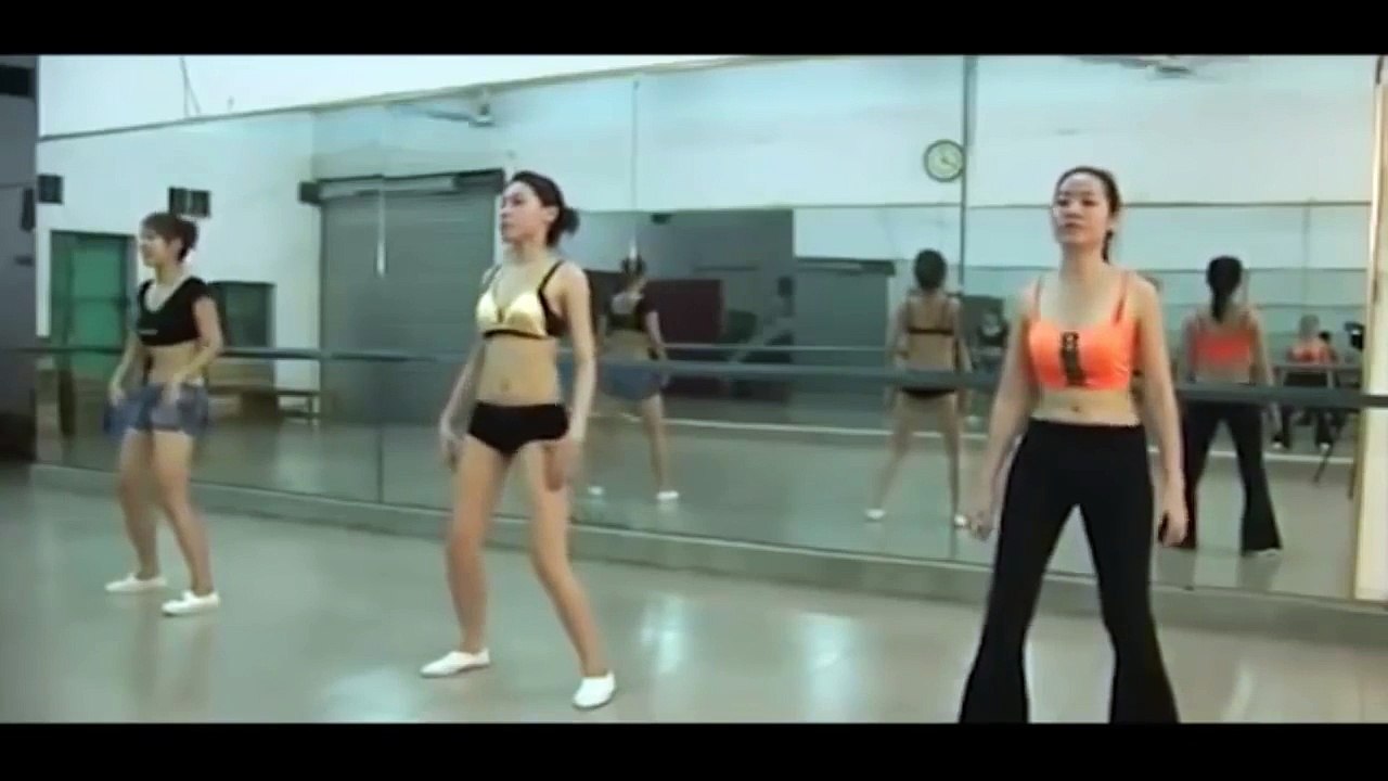 Aerobic Dance Workout For Beginners Step By Step l Aerobic dance Workout Beautiful Girl Part 4