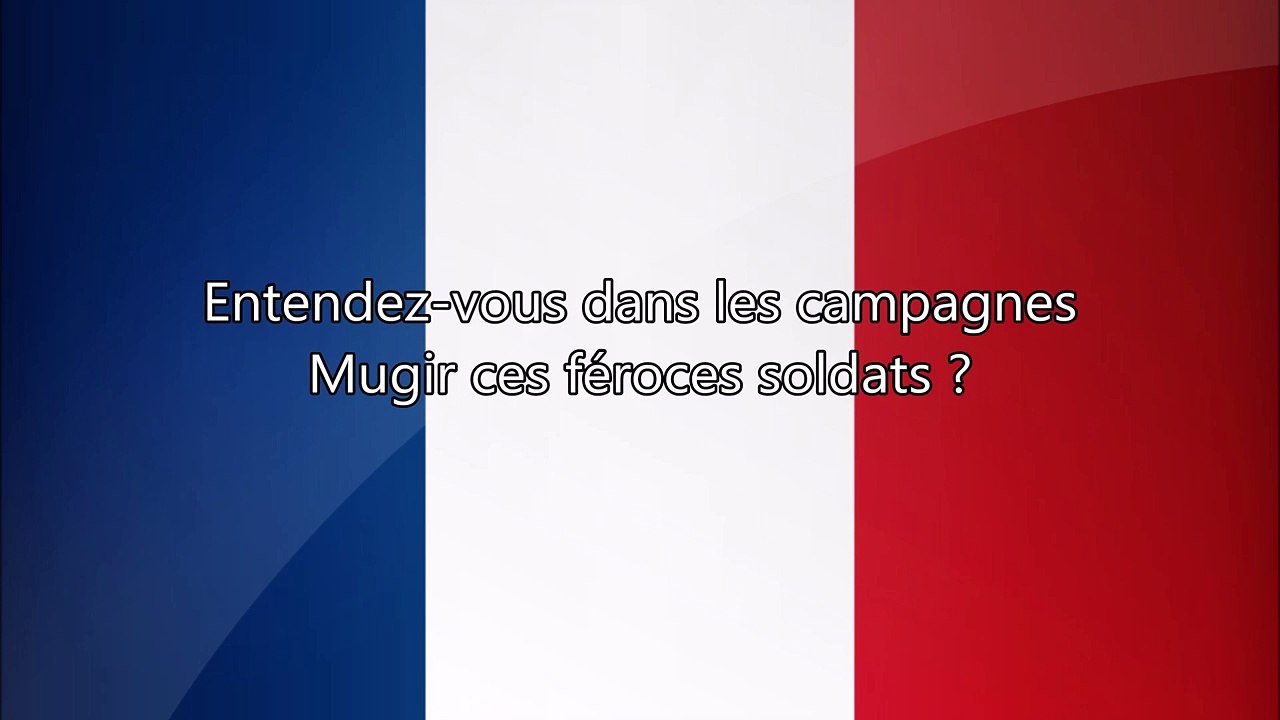 La Marseillaise - French National Anthem (LYRIC VIDEO)