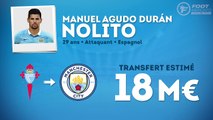 Officiel : Nolito débarque à Manchester City !