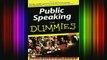 DOWNLOAD FREE Ebooks  Public Speaking For Dummies Full EBook