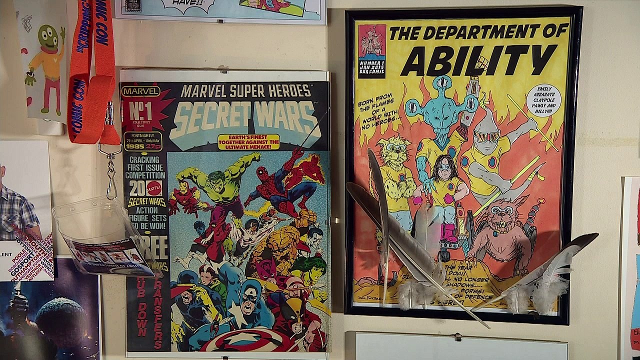 Dad turns his disabled daughter into a superhero