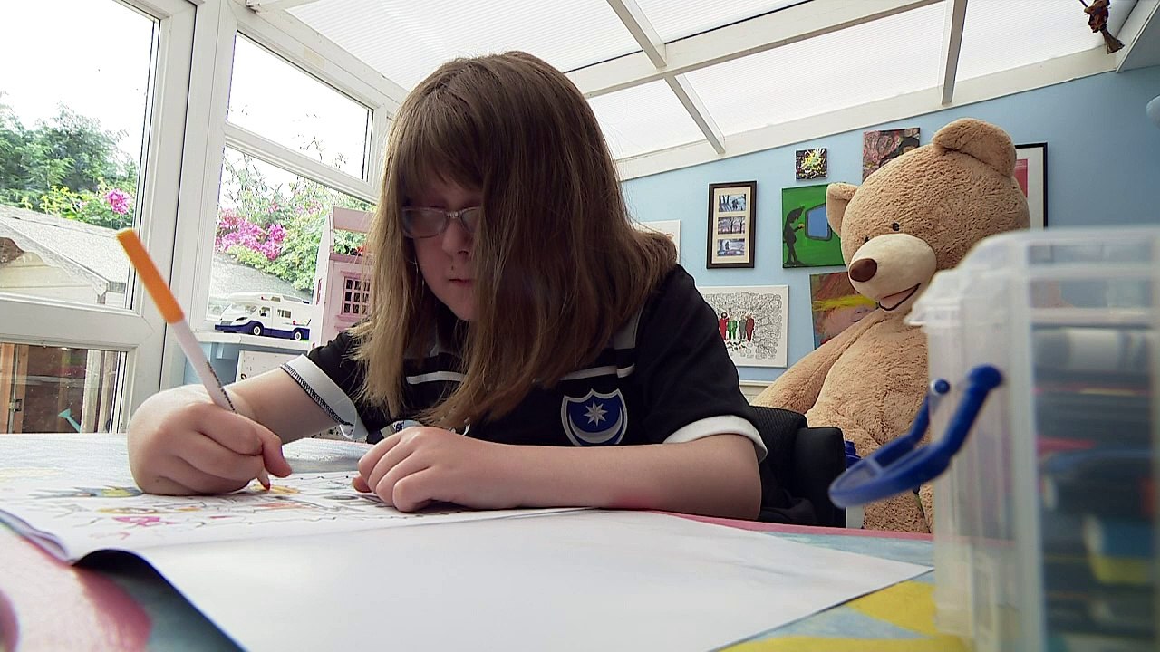 Dad turns his disabled daughter into a superhero