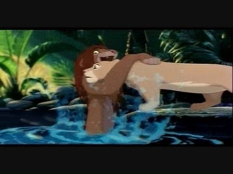 Timon, Pumba, Simba et Nala (le Roi Lion)