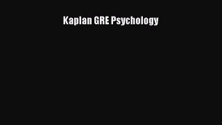 [PDF] Kaplan GRE Psychology Read Online