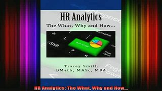 READ book  HR Analytics The What Why and How Full Ebook Online Free