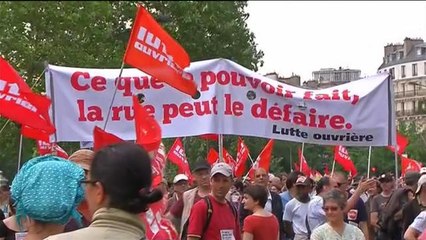 Loi Travail: entre 70.000 et 200.000 manifestants - 23/06/2016 à 21h00