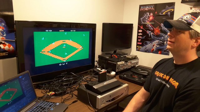 Classic Game Room - SUPER BASEBALL review for Atari 2600