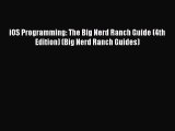 Download iOS Programming: The Big Nerd Ranch Guide (4th Edition) (Big Nerd Ranch Guides) PDF