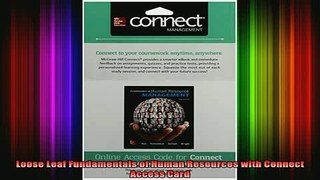 READ book  Loose Leaf Fundamentals of Human Resources with Connect Access Card Full Free