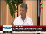 Presidente Santos: La paz en Colombia será definitiva y sólida