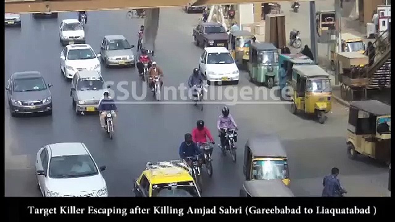 CCTV footage of Amjad Sabri attackers
