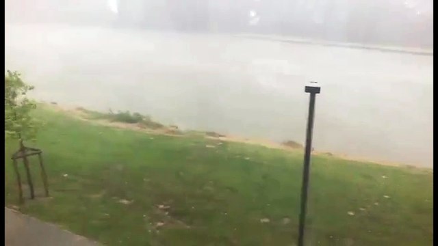 Violents orages à Saint-Quentin