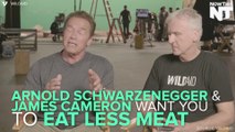 Arnold Schwarzenegger and James Cameron Are Campaigning for Reduced Meat Consumption