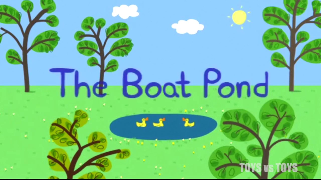 peppa pig in da out side episode 3 ft mr.duck and man at the stand