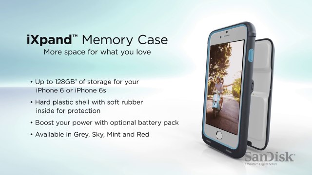 Hasta 128 GB extra para tu iPhone con la carcasa iXpand de SanDisk