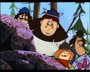 Vic le Viking (1974)  épisode 14 . Le Château . partie 1 .