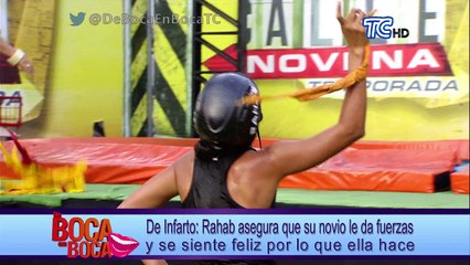 Rahab asegura que su novio le da fuerzas y se siente feliz por lo que ella hace