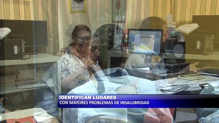 Personal de salud identifica lugares con mayores problemas de insalubridad