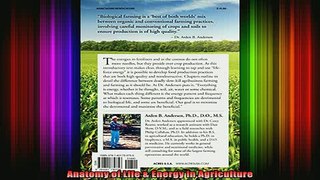 DOWNLOAD FREE Ebooks  Anatomy of Life  Energy in Agriculture Full Free