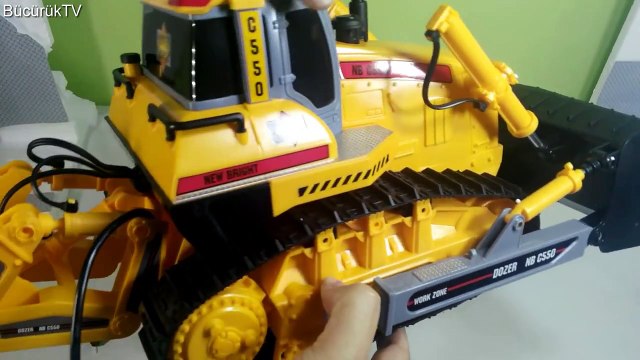 Kumandalı DEV Kepçe Buldozer ile Yol Düzeltme - Yeni Oyuncak İş Makineleri