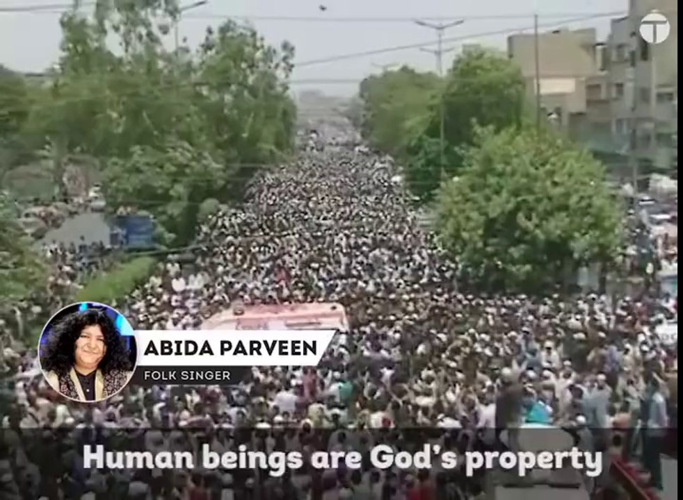 Abida Perveen Talking about Amjad Sabri