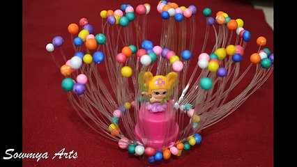 Thermocol flower pot from plastic bottle