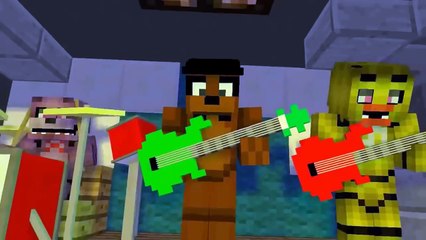 FNAF 2 Minecraft [SFM] Song puppets - русстий перевод