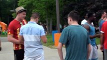 St Sava Serbian Fest post final soccer game celebration OH,2016