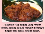 RESEP MASAKAN DAGING RENDANG PADANG