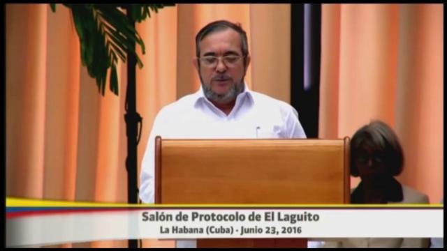Timochenko asegura que ahora serán aliados de las Fuerzas Armadas de Colombia