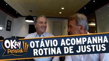 Otávio Mesquita acompanha rotina de Roberto Justus