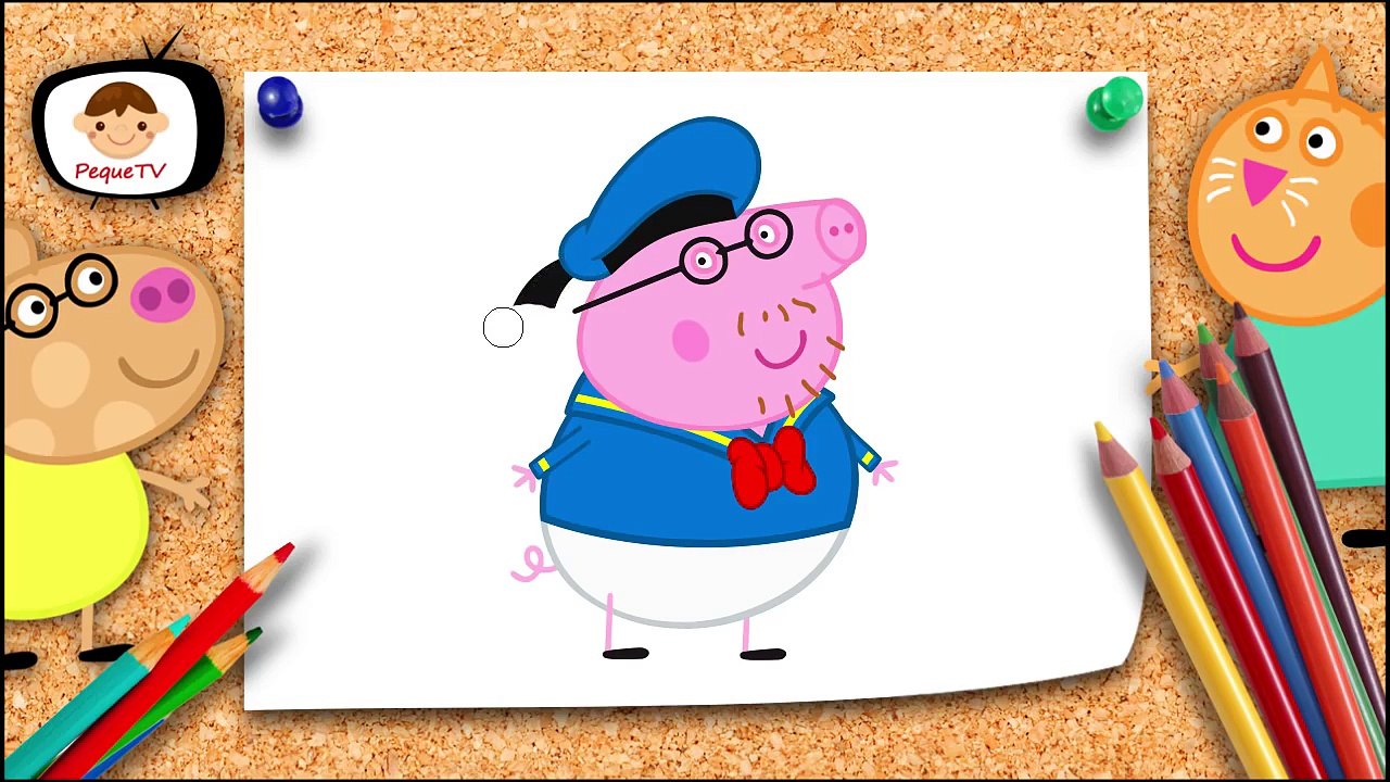 Peppa pig se veste de Mickey e toda turma - Peppa pig em português