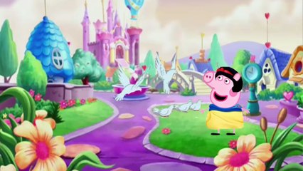 PEPPA PIG SNOW WHITE Puzzle - DISNEY PRINCESS For Children