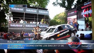 Rally Móbil se correrá en Osorno entre los días 29 y 31 de mayo próximo