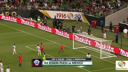 Top 5 Goals Of Argentina And Chile - Copa America 2016