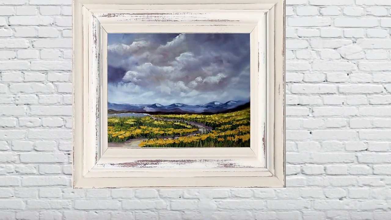 "The New Zealand autumn " oil painting