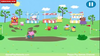 Peppa Pig in English Game -  Daddy Pig's Muddy Puddle Jump -  iOS Two Player Mode Gameplay