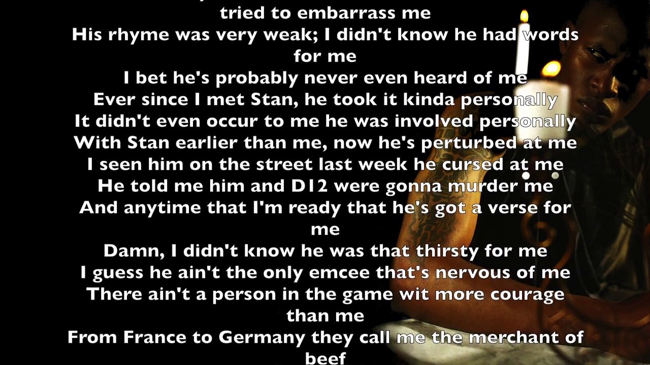 Canibus - The Ballad (EMINEM Diss) - Lyrics On Screen [Remastered & 432 Hz]