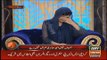 Sanam Baloch Could'nt control herself during LIVE Show on Amjad Sabri!