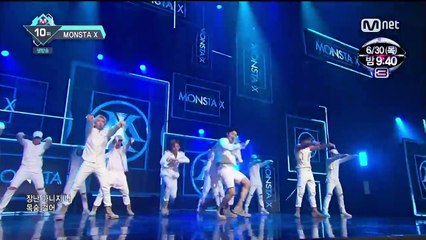 160623 엠카운트다운 몬스타엑스 걸어 / MONSTA X ALL IN @ M Countdown