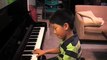 Eric 15 months Learning Piano - Bach - Prelude in D minor BWV 935